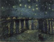 Starry Night over the Rhone Vincent Van Gogh